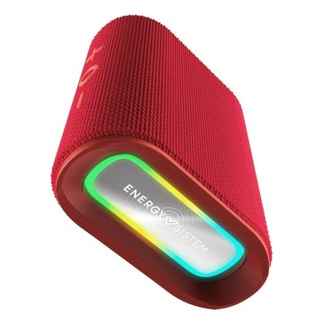 Altavoz Bluetooth Portable Energy Sistem Streetplay 8w Ipx6  Bt 5.4 Manos Libres Radio Fm Usb Aux Bateria 12h Color Rojo 2