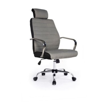 Silla De Oficina Equip Respaldo Medio Color Gris Recubrimiento Pu De Alta Calidaddiseño Ergonomico 2