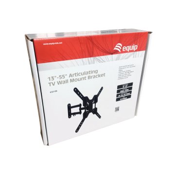 Soporte De Pared Orientable Equip Para Pantalla De 13" - 55" Doble Brazo Inclinable Y Giratorio Max. Vesa 400x400 Hasta 30kgs 2