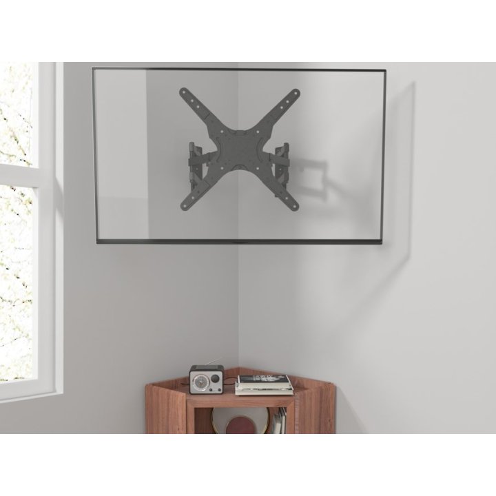 Soporte De Pared Orientable Equip Para Pantalla De 23" - 55" Doble Brazo Articulado 