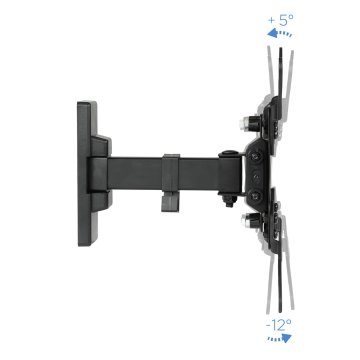 Soporte De Pared Orientable Tooq Lp2042tnl-b Para Pantalla 13-42" Max. 20kg Vesa Max. 200x200 Inclinacion giro Negro 2