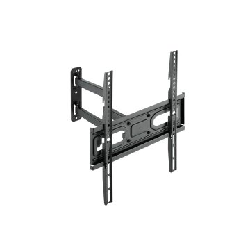Soporte De Pared Orientable Tooq Lp7843tn-b Para Pantalla 32"- 55" Doble Brazo Con Giro E Inclinacion Max 35kg Vesa 100x100 H