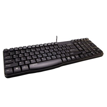Teclado Rapoo Usb N2400 Portugues Resistente A...