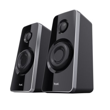 Altavoces 2.1 Trust Tytan Subwoofer De Madera, Mando A Distancia Potencia Salida 60w Rms Negro 2