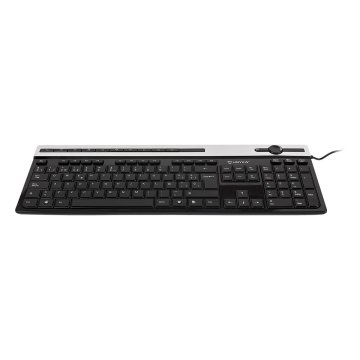 Teclado Multimedia Unykach A2930 Usb Diseño Slim Con 105 Teclas + 12 Multimedia Color Negro 2