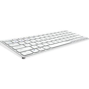 Teclado Rapoo Wireless Y Bluetooth E9600m 2.4ghz Bt 3.0 5.0 Diseño Ultrafino Compacto Bateria Grisoscuro Base Aluminio Multi  2