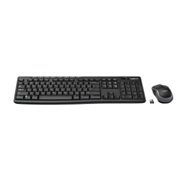 Teclado Logitech Wireless Combo Mk270 Aleman P n  920-004511 2