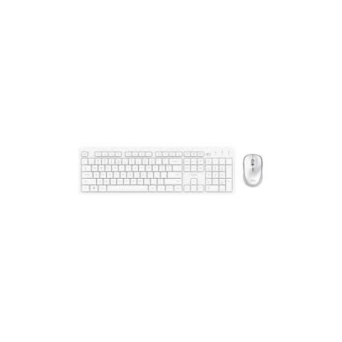 Teclado Y Mouse Wireless Trust Ody Ii Silencioso Blanco 25467