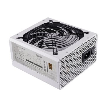 (reacondicionado) Fuente De Alimentacion Mars Gaming 650w Blanco Certificacion 80+ Bronze, Pfc Activo Cash30 2
