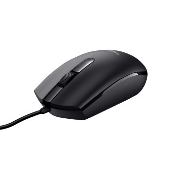 Mouse Trust Tm-101 Eco Usb 3 Botones Y Rueda Desplazamiento 1200dpi Color Negro 25295