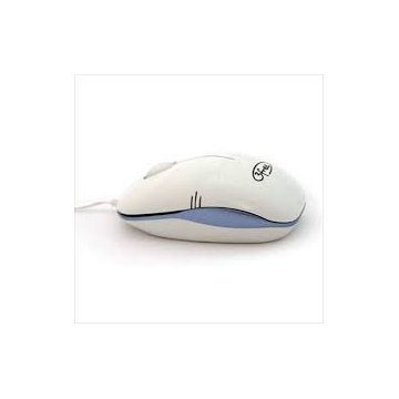 Mouse 3free Mcm101/wb Dise¥o Blanco Azul 2