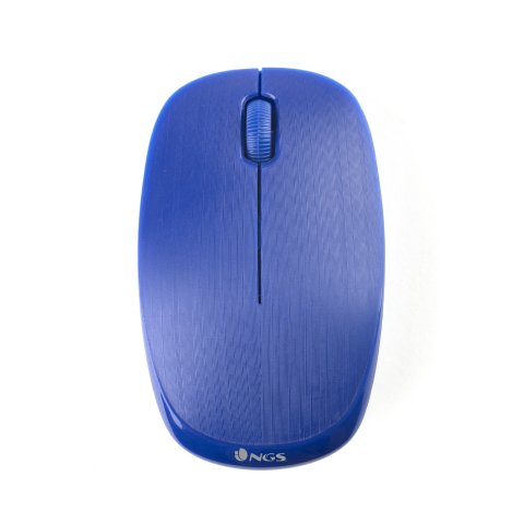 Mouse Ngs Wireless Fog Blue 1000dpi 2 Botones Nano Receptor 2.4ghz Color Azul