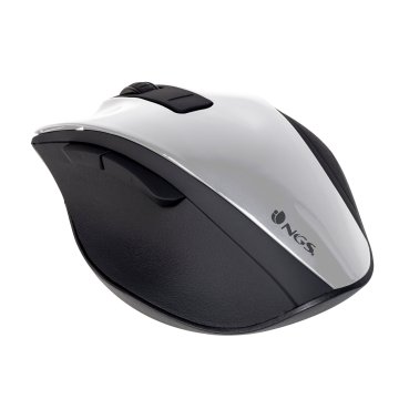 Mouse Ngs Wireless Bow White 1200dpi 2.4ghz Nano Receptor Usb Color Blanco 2