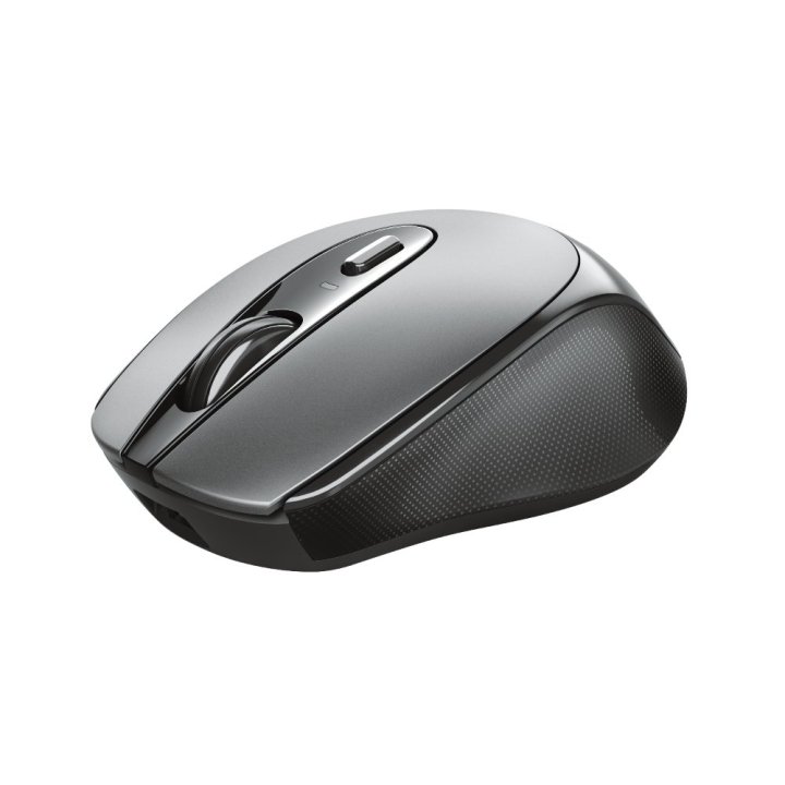 Mouse Trust Wireless Zaya Negro - Recargable Usb-c - 4 Botones - 800 1200 1600dpi - Receptor Micro Usb 23809