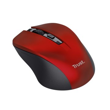 Mouse Trust Wireless Mydo Silent Red Alcance 10m Ambidiestro Microusb 21871 - Liq* 2