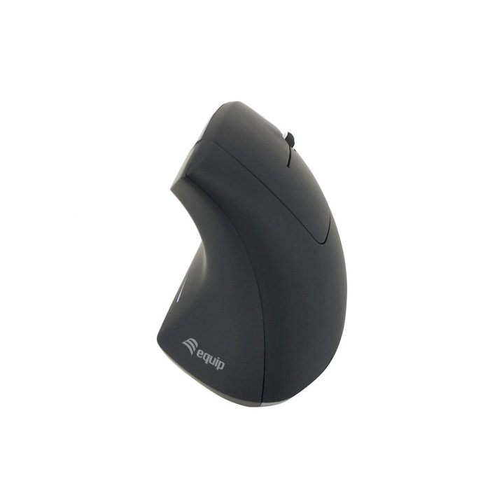 Mouse Equip Wireless Ergo 5 Botones 1600dpi Equip Life Color Negro