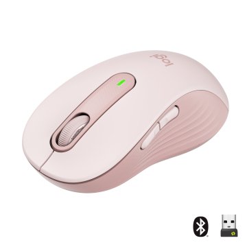 Mouse Logitech Wireless Signature M650 L Color Rosa P n  910-006237