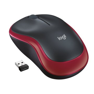 Mouse Logitech Wireless M185 Red P n 910-002237