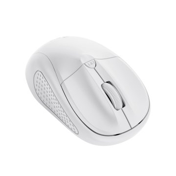 Mouse Trust Wireless Primo 4 Botones Y Rueda Desplazamiento 1000-1600dpi Color Blanco 24795 2