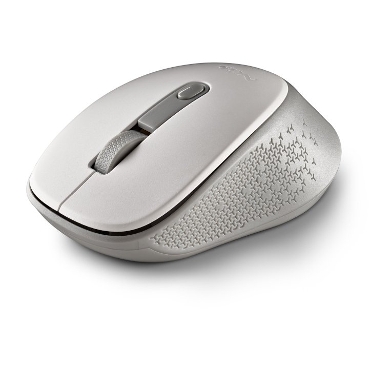Mouse Ngs Wireless Dew White Con Nano Receptor-800 1600 Dpi 2,4ghz Blanco