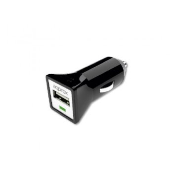 Cargador De Coche Approx A Usb 5v 1a Color Negro Appusbcarb