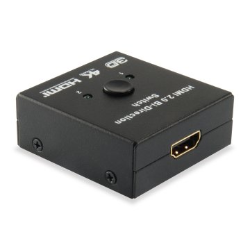 Switch Selector Hdmi Bidirecional Equip 2 Entradas 1 Salida   1 Entrada 2 Salidas 2