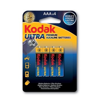 Pila Kodak Ultra Premium Alcalina Lr3 Aaa Blister 4 Unidades 1200 Mah 1.5v (ecotasas Incluidas)