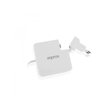 Cargador De Pared Especifico Para Apple Approx 45 60 85w Type L Conexion Adicional Usb 5v 2.1a 2