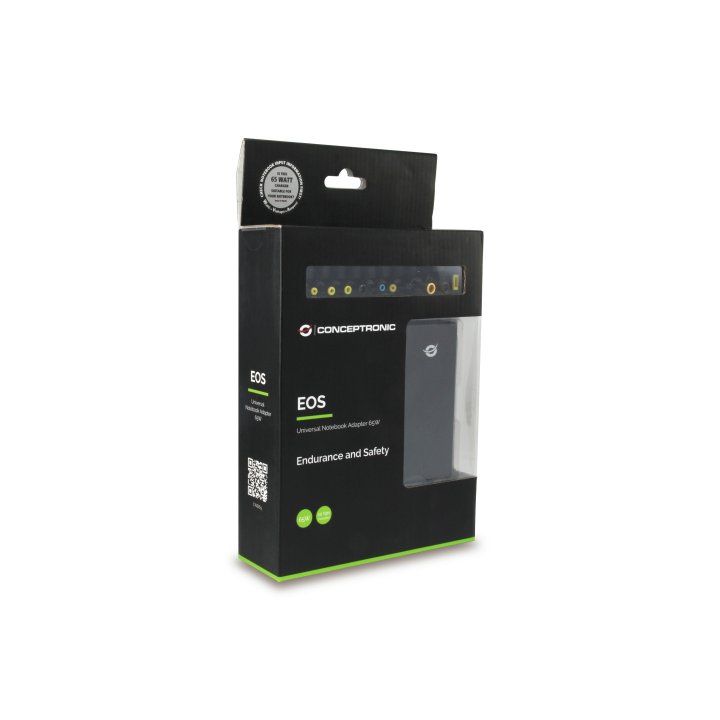 Cargador Universal De Portatil Conceptronic 65w Automatico 18.5v A 20v 10tips