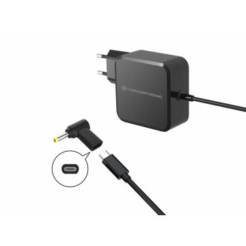 Adaptador Tip Cargador Conceptronic Usb-c A Dc Lenovo asus acer toshiba 4.0x1.7mm, 18-20v
 2