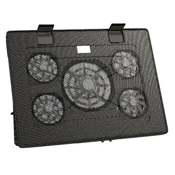 Base De Refrigeracion Para Portatiles Mars Gaming Mnbc2 5 Ventiladores Ultra Silenciosos Hasta 17.3"