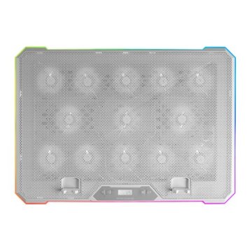 Base De Refrigeracion Para Portatiles Mars Gaming Mnbc13w Con Soporte De Movil tablet 13xfans Black