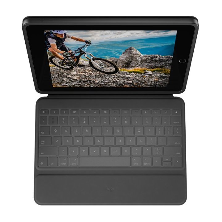 Teclado Bluetooth Funda Logitech Rugged Folio Para Ipad ( 7 Generacion) P n 920-009317