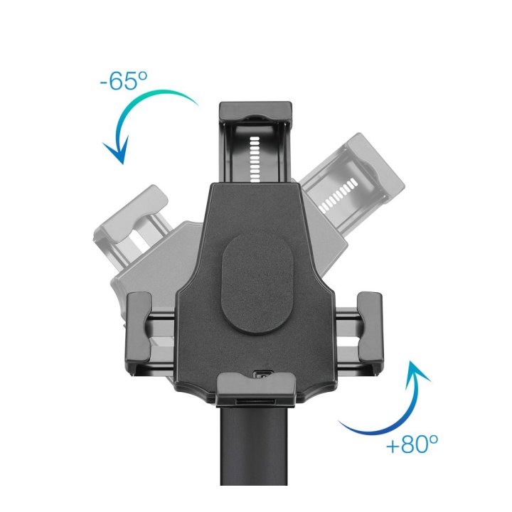 Soporte De Sobremesa Para Tablet Tooq Tqtds0811 De 7.9" A 10.5" Con Sistema Antirrobo Color Negro