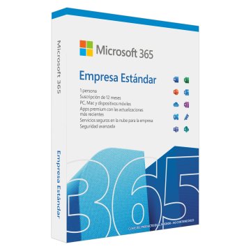 Microsoft 365 Business Standard Retail Español 1 Año Subscripción Hasta 5 Dispositivos Por Usuario. Box 2