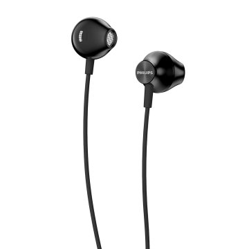 Auricular Intrauditivo Philips Taue100bk 00 Black Sonido Grave Controlador De Neodimo 14.2mm Jack 3.5mm