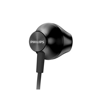 Auricular Intrauditivo Philips Taue100bk 00 Black Sonido Grave Controlador De Neodimo 14.2mm Jack 3.5mm 2