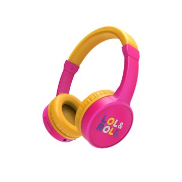 Headset Infantil Bluetooth Energy Sistem Lol&roll Kids Pink Bt 5.1 Ajuste De Tamaño Limitacion De Volumen Micro Integrado