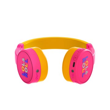 Headset Infantil Bluetooth Energy Sistem Lol&roll Kids Pink Bt 5.1 Ajuste De Tamaño Limitacion De Volumen Micro Integrado 2