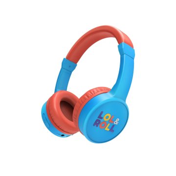 Headset Infantil Bluetooth Energy Sistem Lol&roll Kids Blue Bt 5.1 Ajuste De Tamaño Limitacion De Volumen Micro Integrado