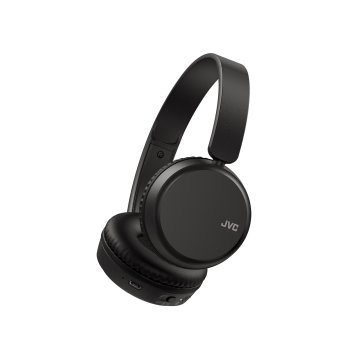 Headset Bluetooth Jvc Ha-s36w Bt 5.2 Ultra Ligeros Color Negro
