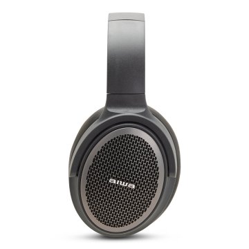 Headset Bluetoot Aiwa Hst-250bt tn Bt 5.0 Microfono Integrado Sistema De Atenuacion De Ruido Entrada Aux 3.5mm Ranura Microsd 2