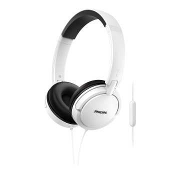 Headset Philips Con Microfono Shl5005wt 00 Blanco 3,5mm Stereo