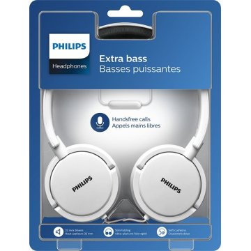 Headset Philips Con Microfono Shl5005wt 00 Blanco 3,5mm Stereo 2