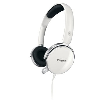 Headset Philips Shm7110u 00 Jack 3.5mm Drivers 40mm Micro Integrado Color Blanco