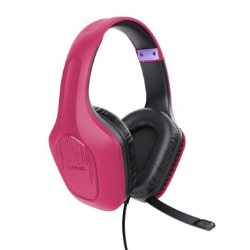Headset Trust Gaming Gxt 415p Zirox Ligeros, Microfono Plegable, Pink 24992 2