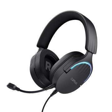 Headset Trust Gaming Gxt 490 Negro Fayzo 24900 Usb 7.1 Microfono Desmontable Y Flexible Iluminacion Rgb Auriculares Giratorio 2