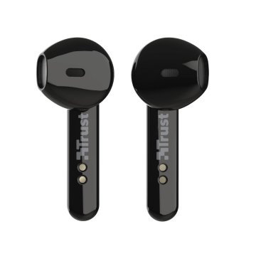 Headset Intrauditivo  Bluetooth Trust Primo Touch Tactil Base Recargable Color Negro 23712 2