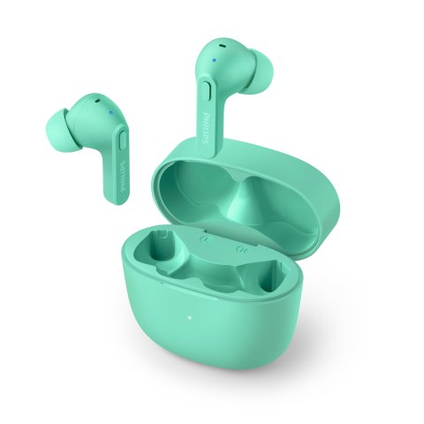 Auriculares Bluetooth Intrauditivos Philips Tat2206gr 00 Green Ipx4 Estuche De Carga