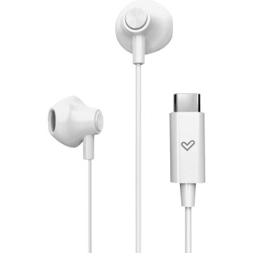 Auricular Intrauditivo Usb-c Energy Sistem Easypods Type C Control De Reproduccion Microfono Blanco